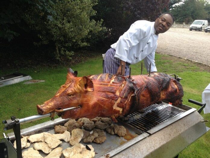 hog roast machine